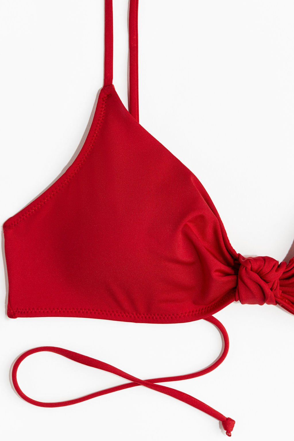 Top de bikini con nudo decorativo y relleno - H&m фото 5
