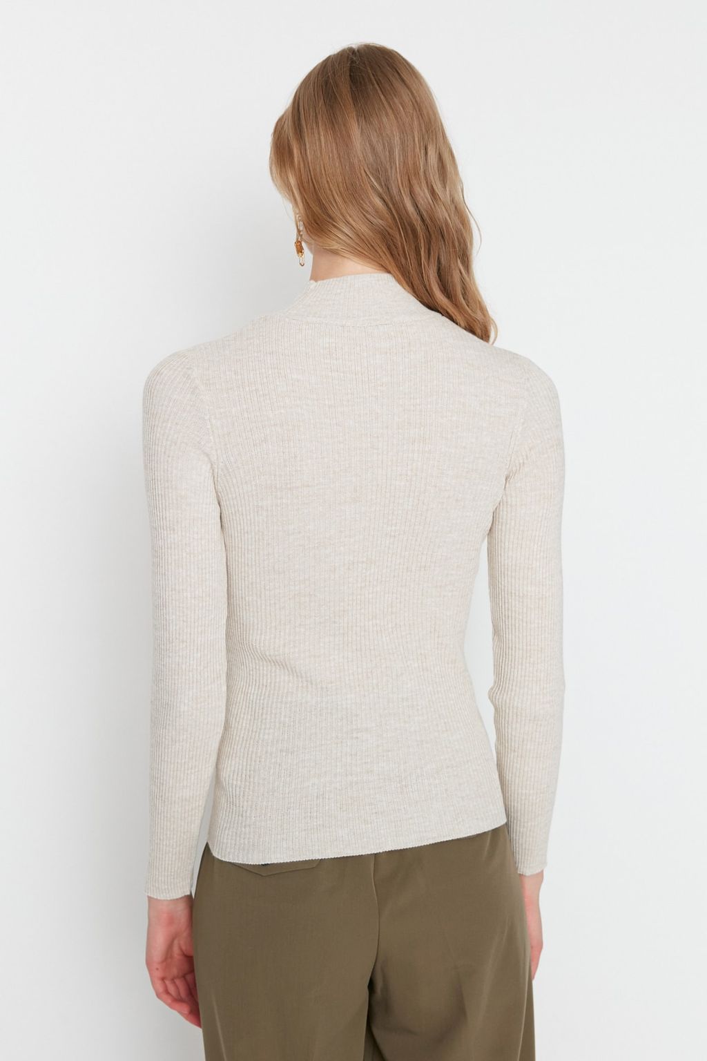 Tas Ajurlu/Delikli Triko Kazak TWOAW21KZ0934 - Trendyolmilla фото 5