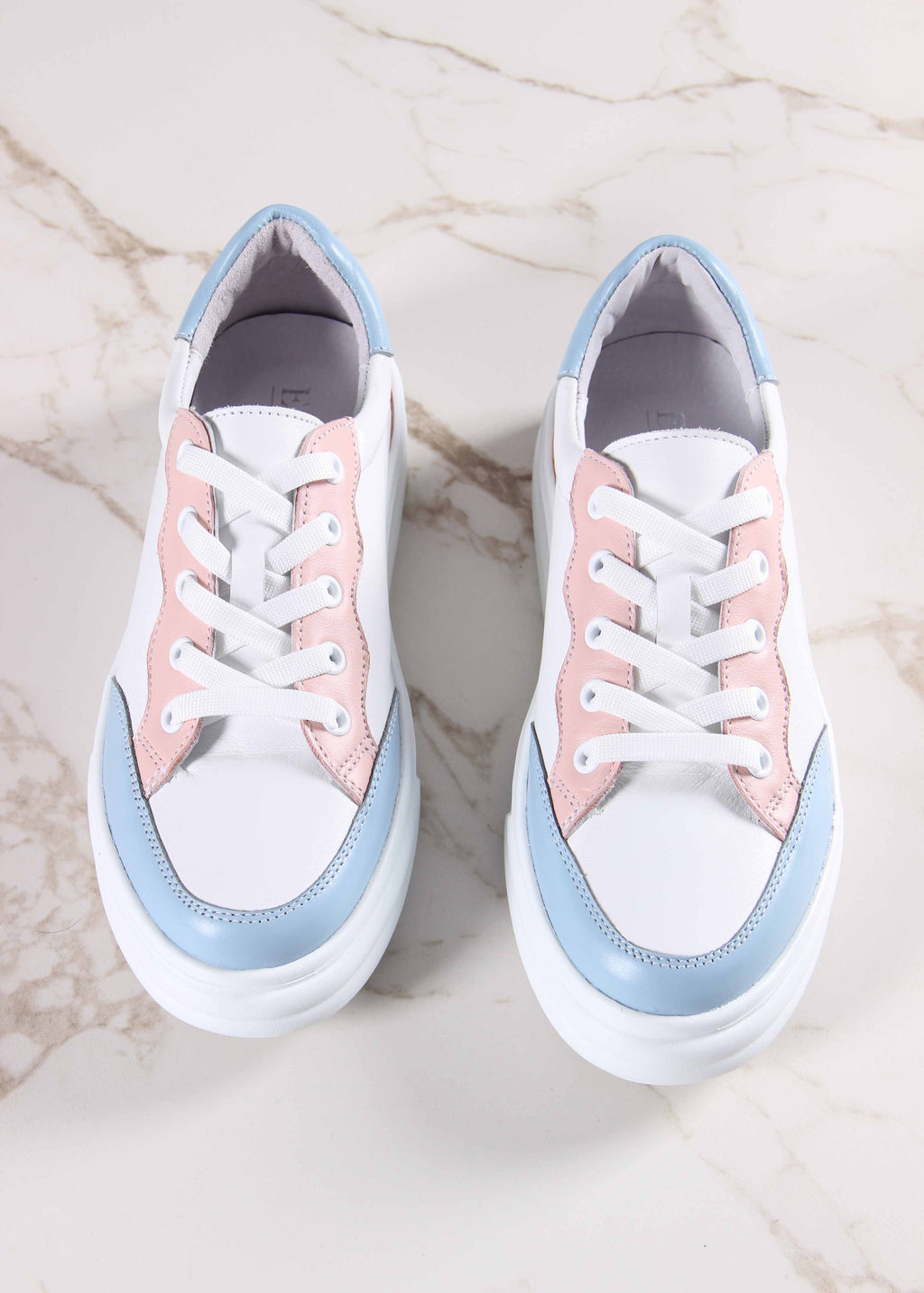 Кеды EDART 148.lusi22 w. Белый-голубой-розовый - Ed'art фото 6