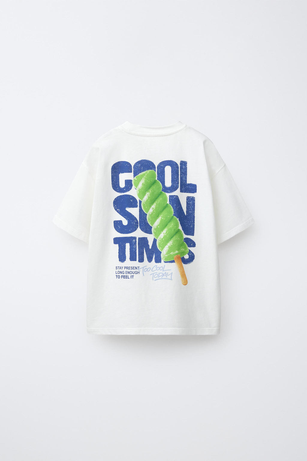 CAMISETA ESTAMPADO HELADO POLO / Blanco