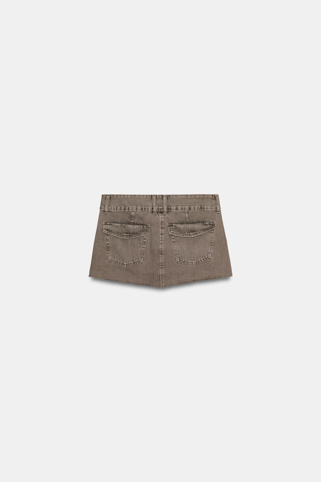 TRF COLOURED DENIM MINI SKIRT - Zara фото 11