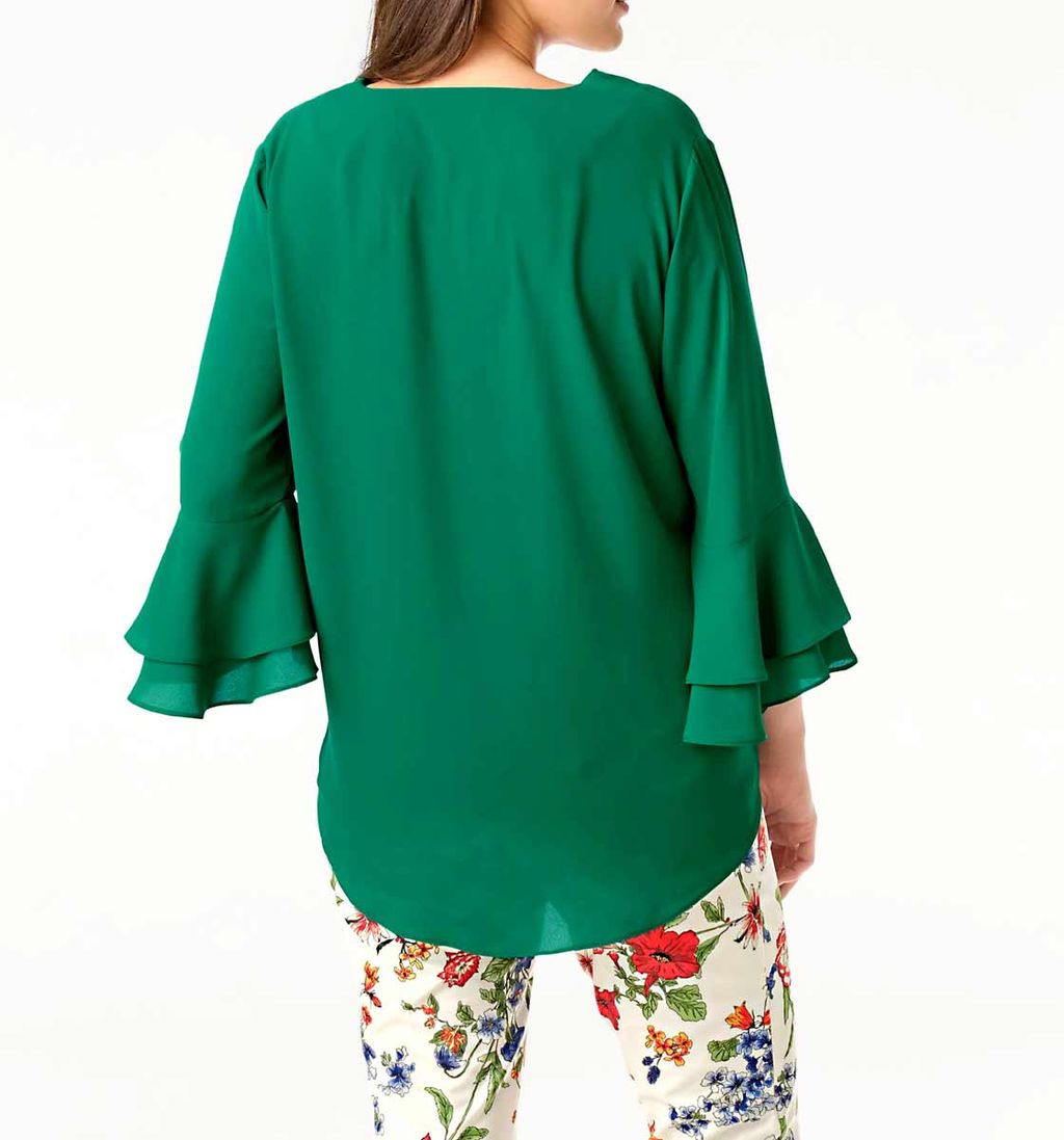 Блузка, зеленая - Ashley brooke фото 4
