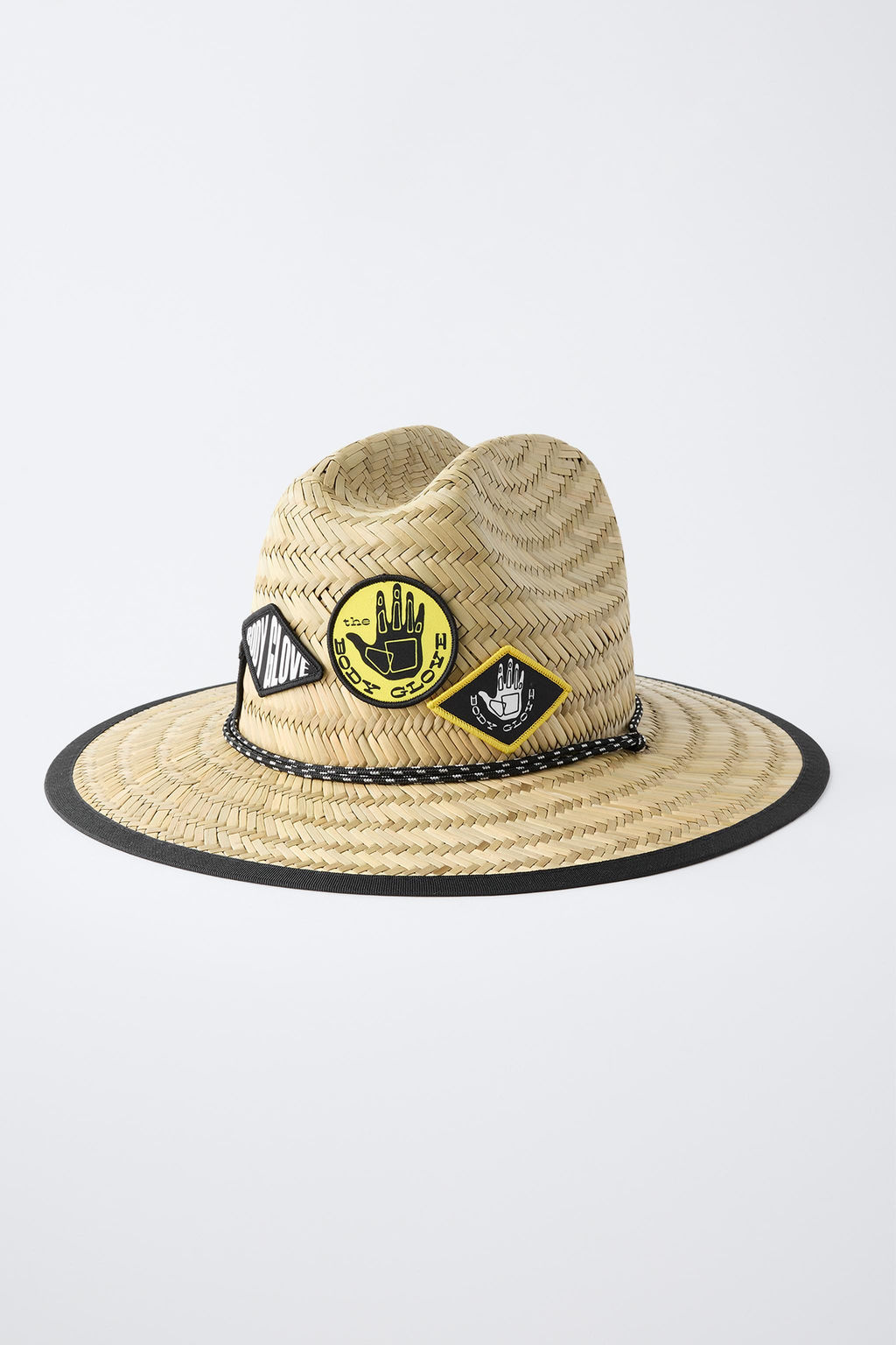 6-14 YEARS/ BODY GLOVE  STRAW-EFFECT PATCH HAT