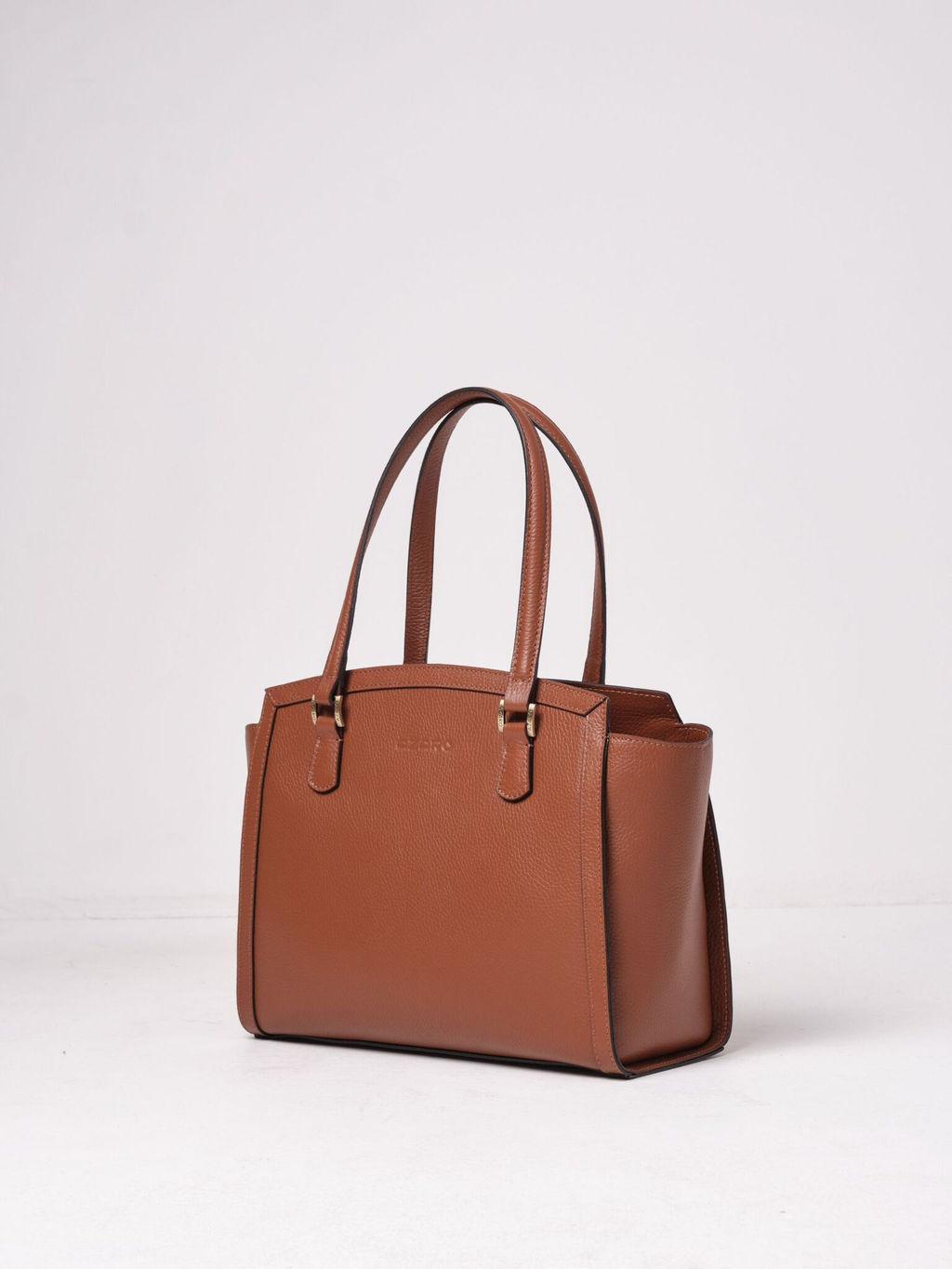 Сумка кожаная Azaro 30690 коричневый фундук