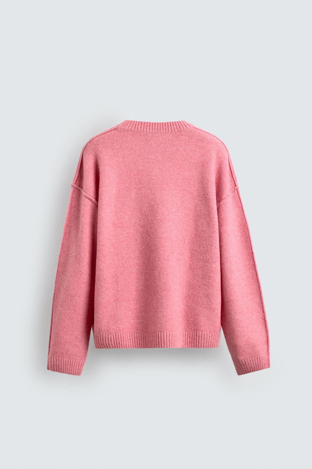 SWEATER WITH TEXTURED REVERSIBLE SEAMS - Zara фото 10