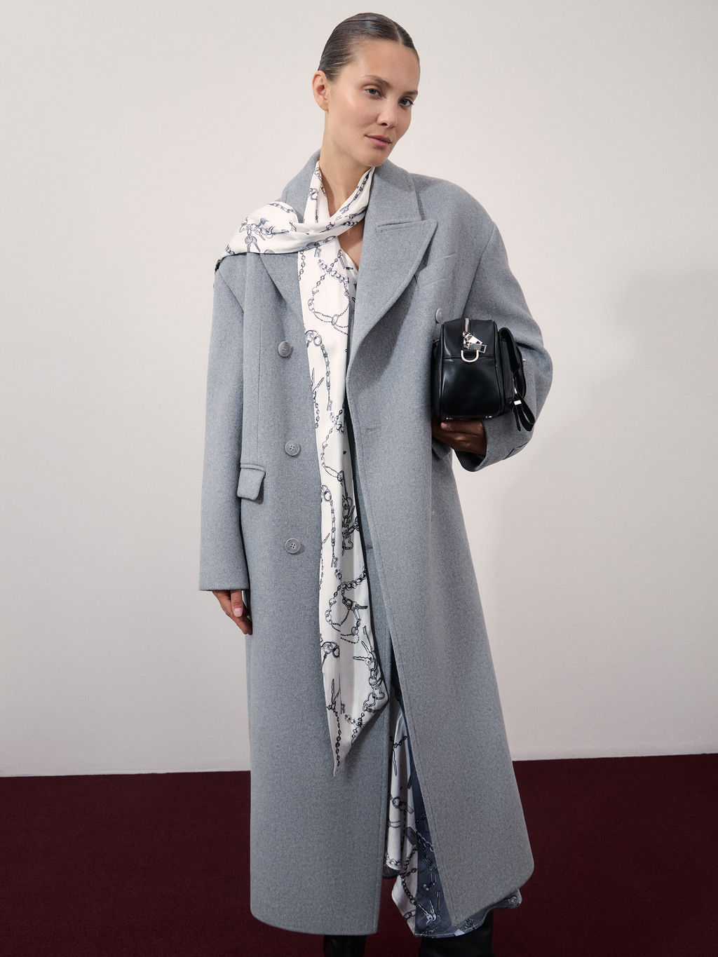 Пальто с шерстью / Zarina Х ROGOV  фото 2