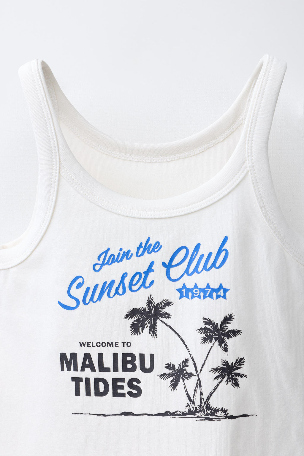 TOP ESTAMPADO SURF / Blanco - Zara фото 3