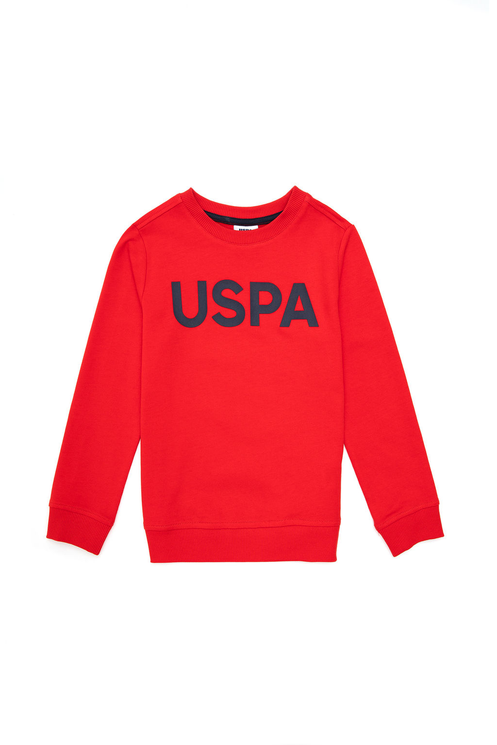 Красный базовый свитшот для мальчика - U.s. polo assn фото 4