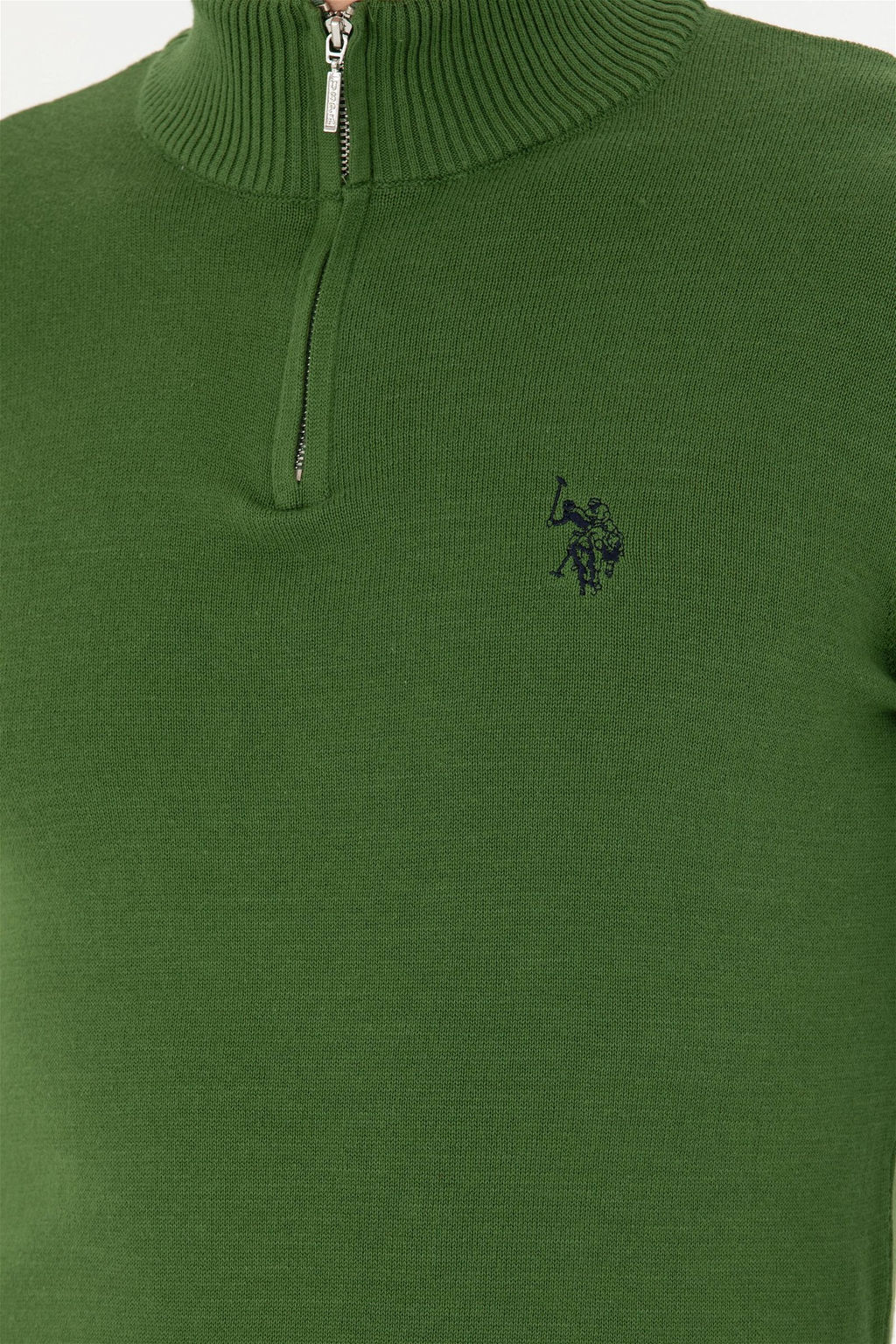 Мужской зеленый свитер - U.s. polo assn фото 7