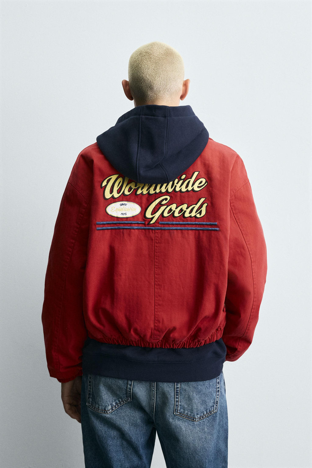 BOXY FIT EMBROIDERED JACKET - Zara фото 3