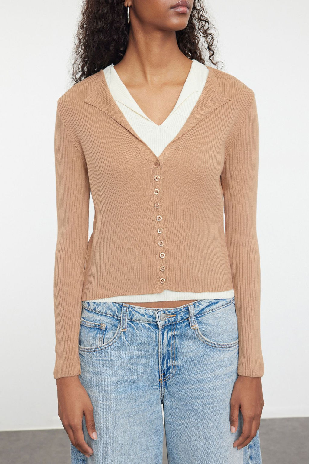 TRENDYOLMILLA Lacivert Ikili Triko H?rka TWOAW25HI00153  фото 8
