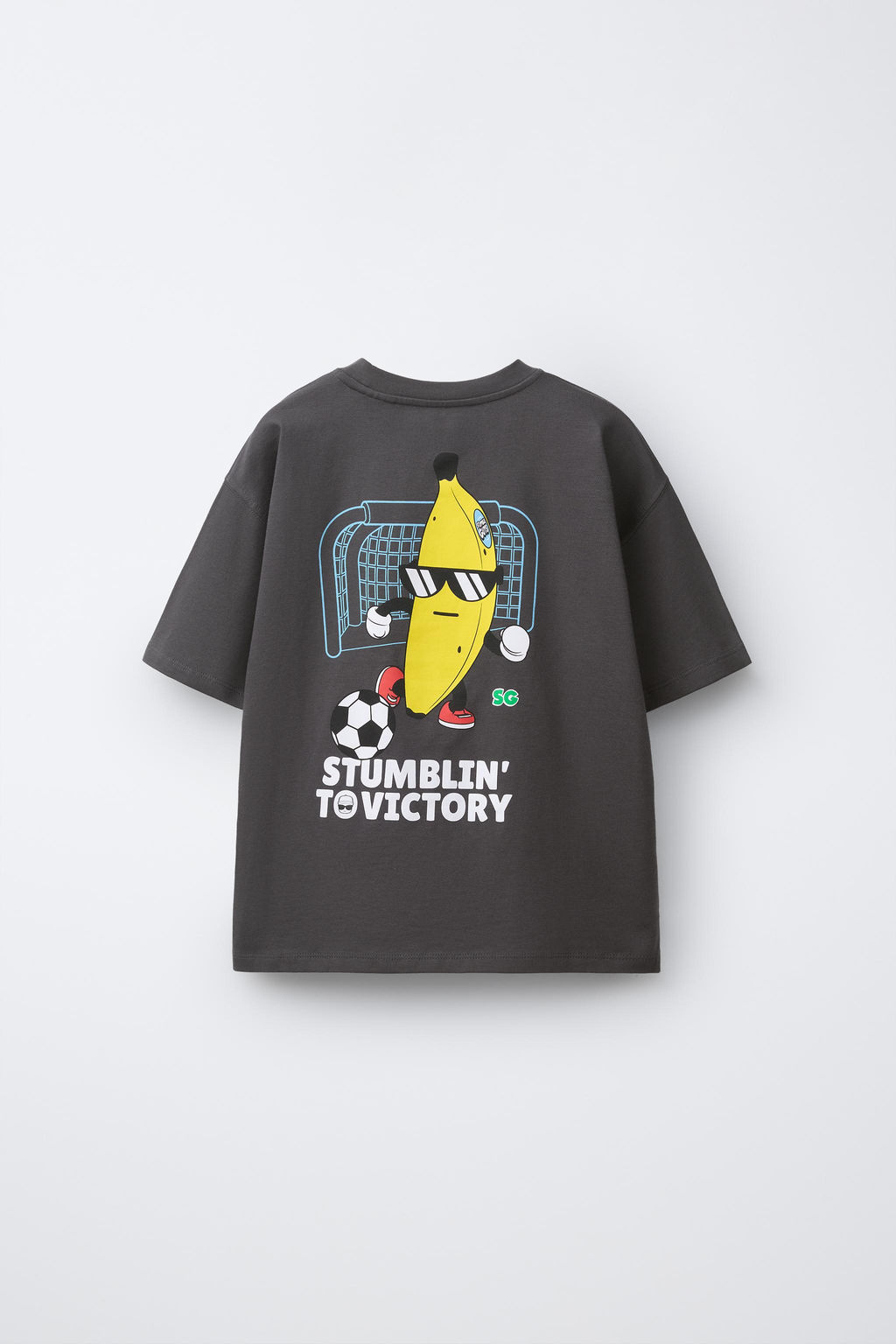 CAMISETA STUMBLE GUYS   SCOPELY / Gris antracita
