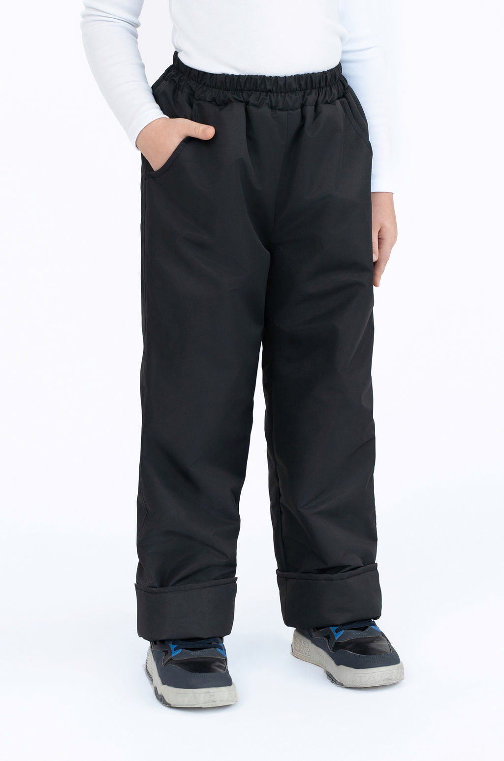 Брюки на поясе демисезонные розовые - Arctic kids фото 12