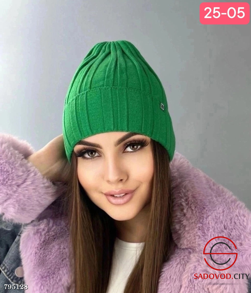 шапка женская внутри на флисе - Bruno фото 7