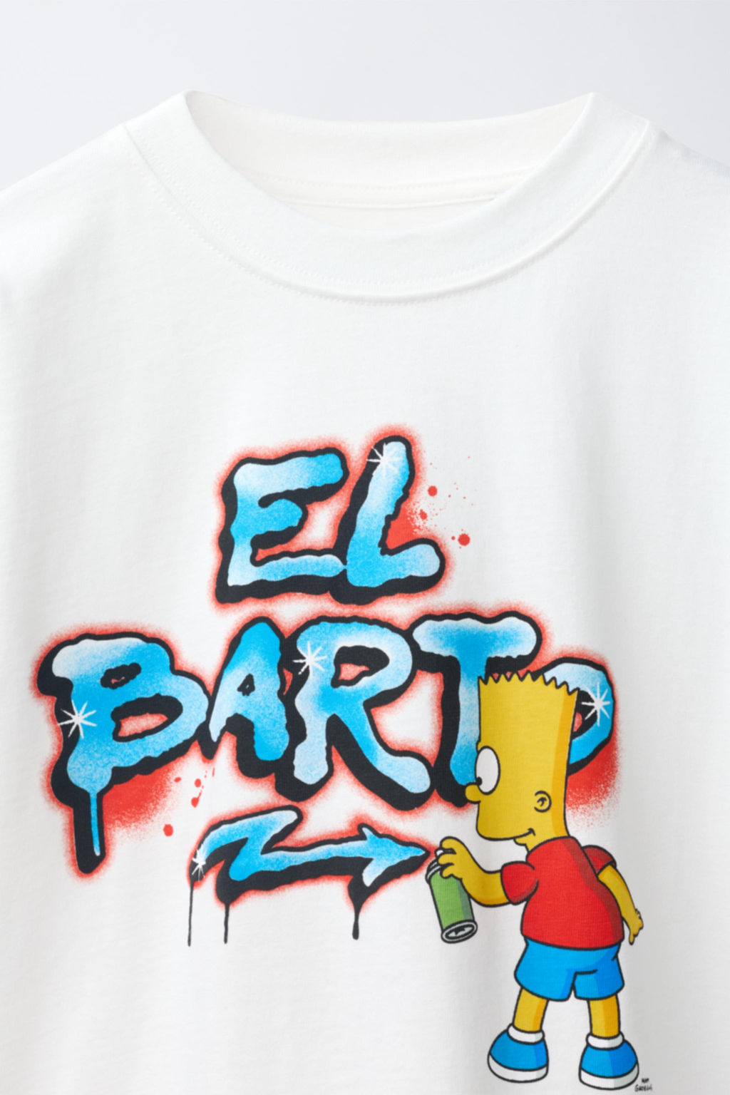 CAMISETA ESTAMPADO BART THE SIMPSONS / Blanco - Zara фото 3