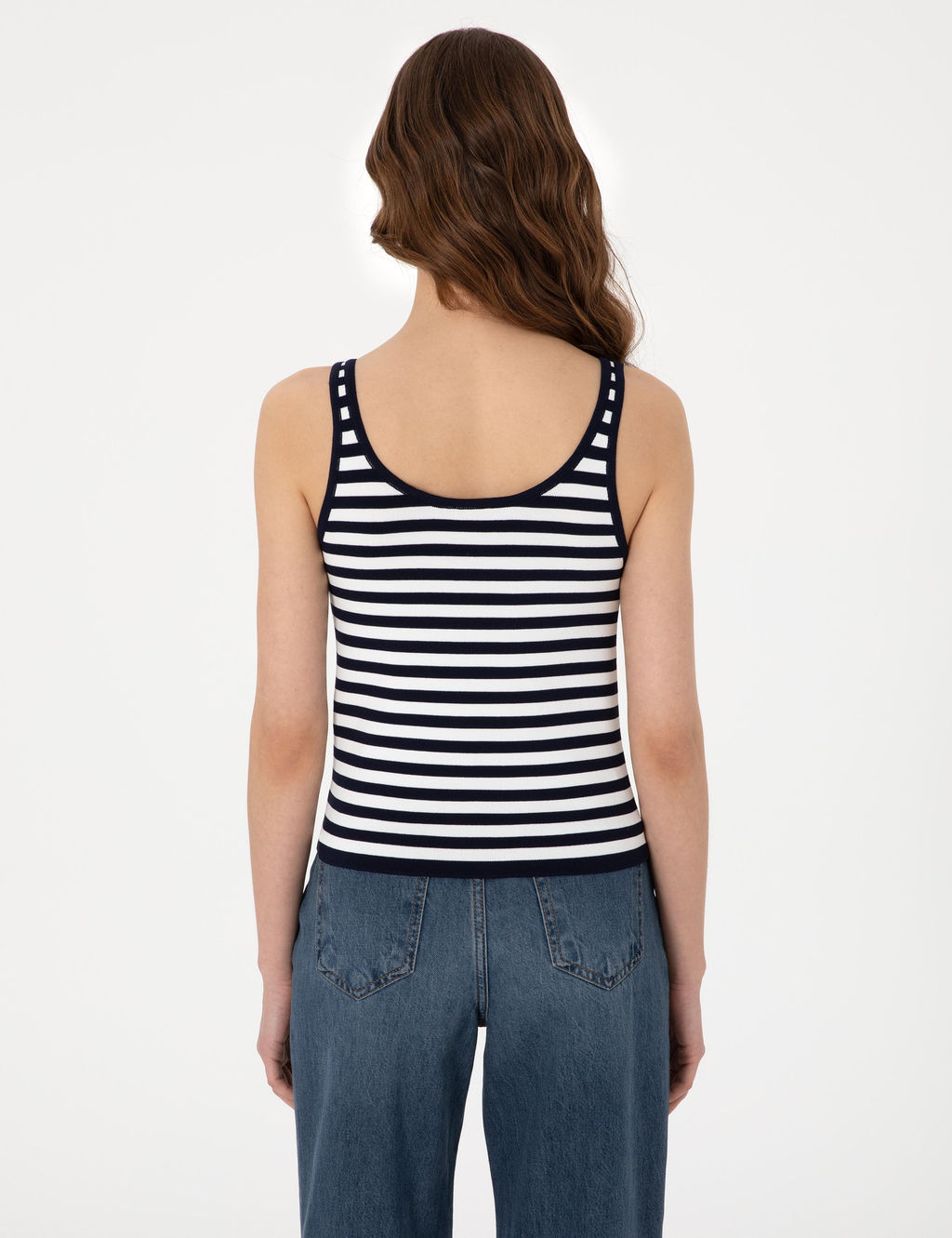 Lacivert Slim Fit Triko Ti__rt - Pierre cardin фото 5