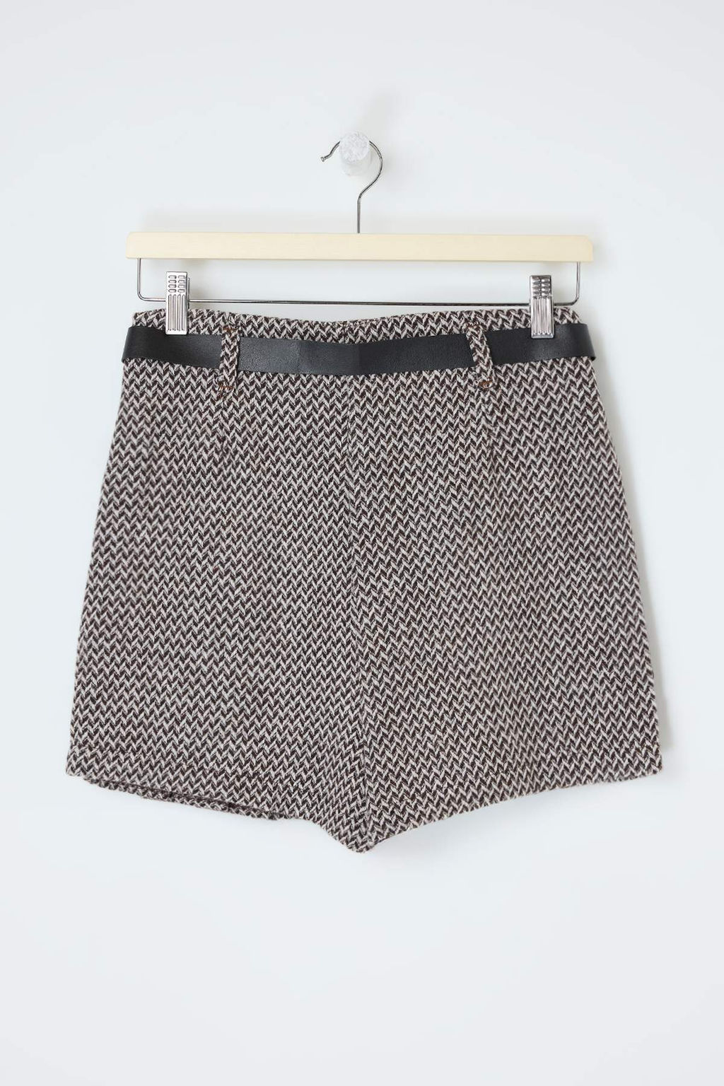 TRENDYOLMILLA Cok Renkli Kemer Detayl? Dokuma Etek Gorunumlu Sort TWOAW25SR00046  фото 7