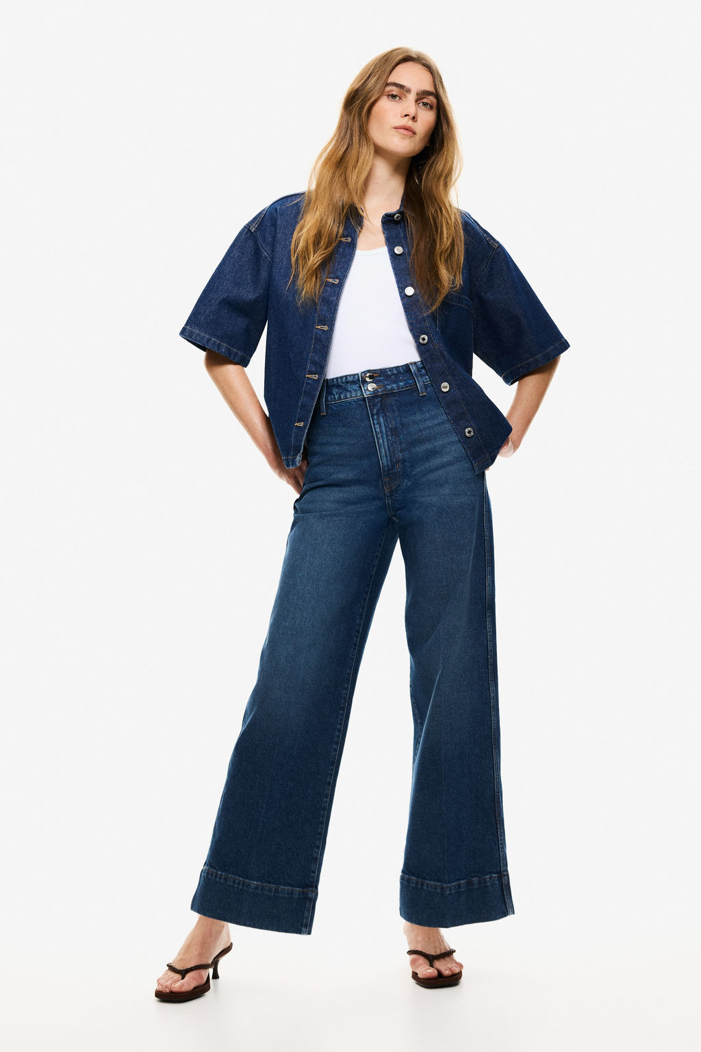 Wide High Jeans - H&m фото 12