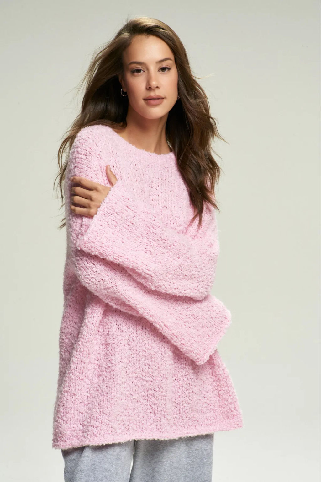 Джемпер Букле HAND MADE Pink