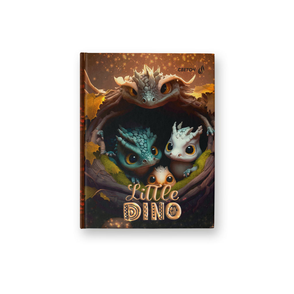 Светоч Бизнес-блокнот, глянцевая ламинация, 64ББТ6_4_5_1 A6 64 л. 24 шт. клетка Гнездо драконов 000902