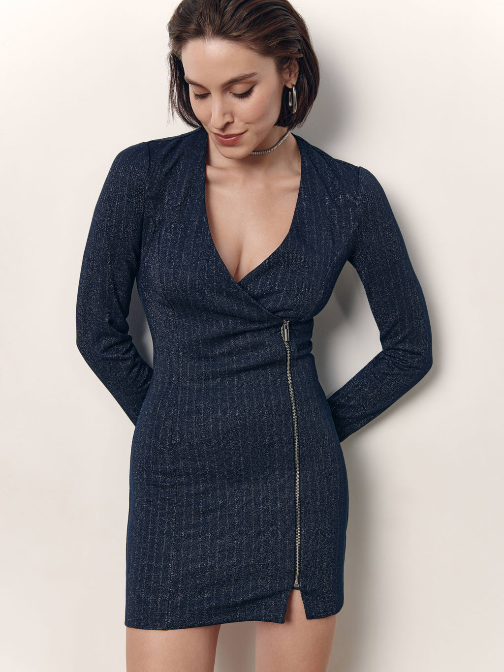 CONTE LPL 2428 Платье женское dark blue-silver