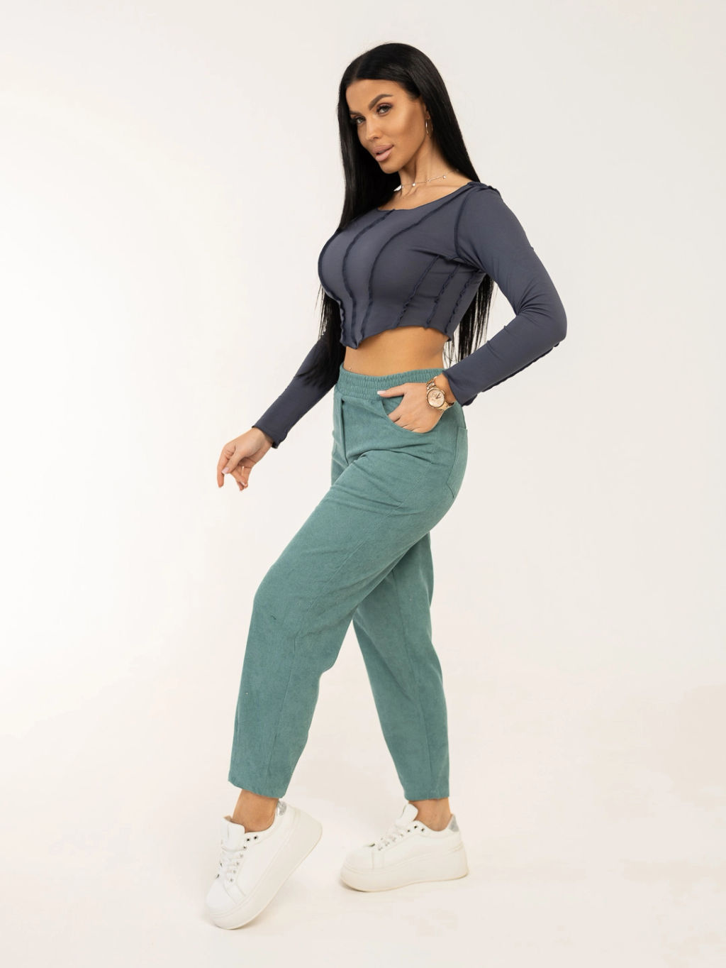 Вельветовые Брюки - Барболета фото 81