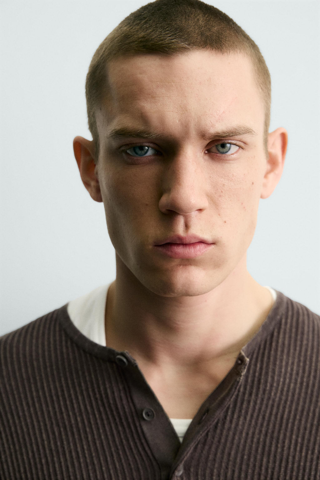 HENLEY NECK TEXTURED JUMPER - Zara фото 14