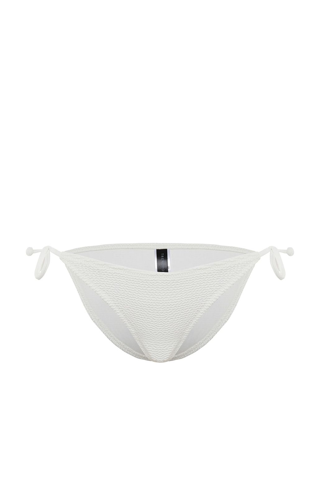 TRENDYOLMILLA Beyaz Baglamal? Dokulu Regular Bikini Alt? TBESS23BA00222  фото 7