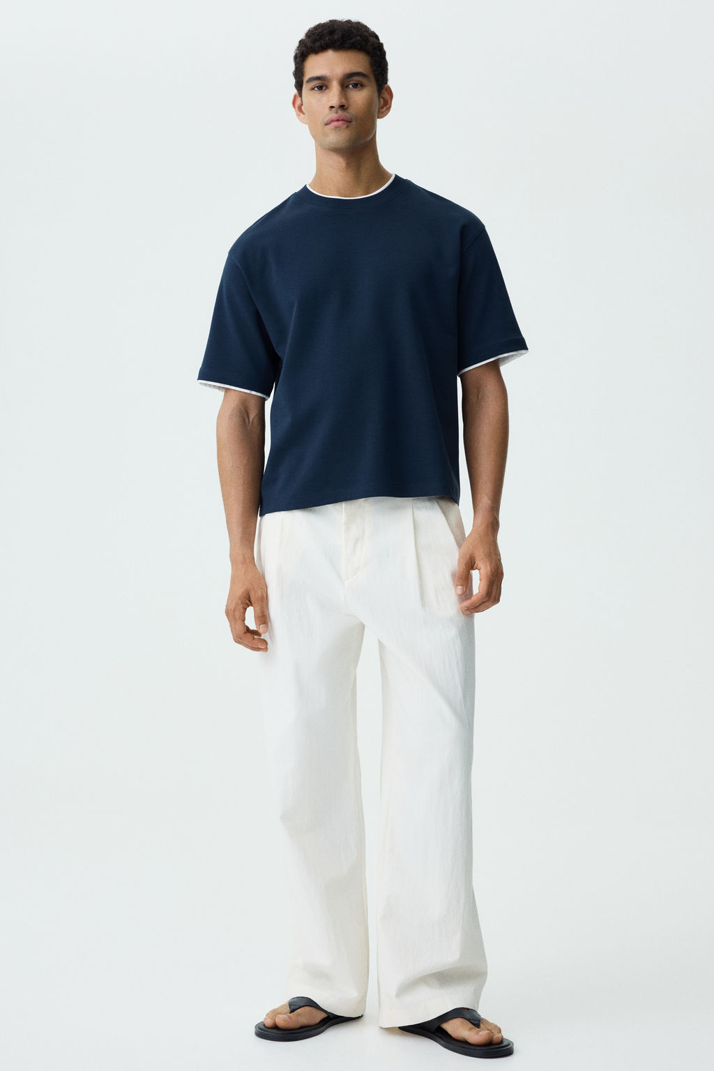 Camiseta boxy Relaxed Fit - H&m фото 4