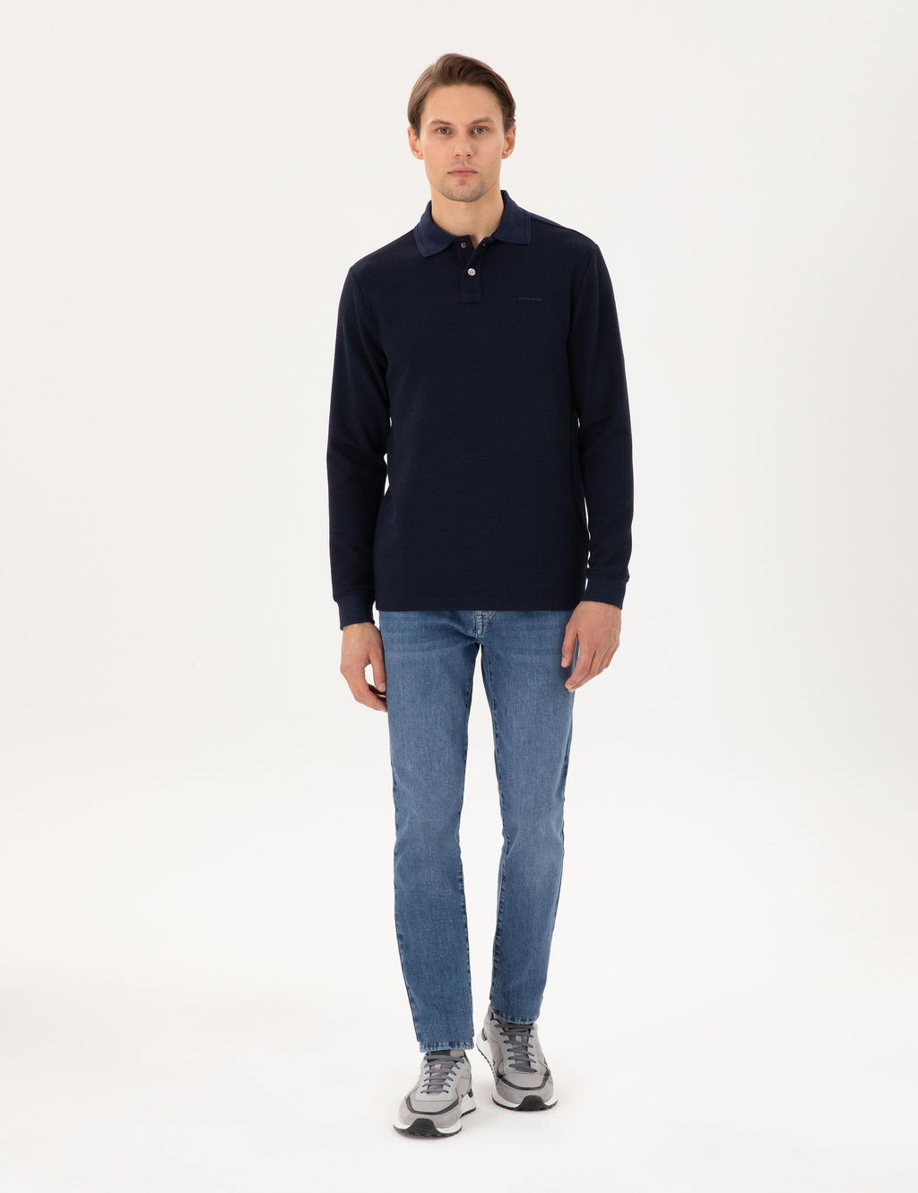 Lacivert Regular Fit Sweatshirt