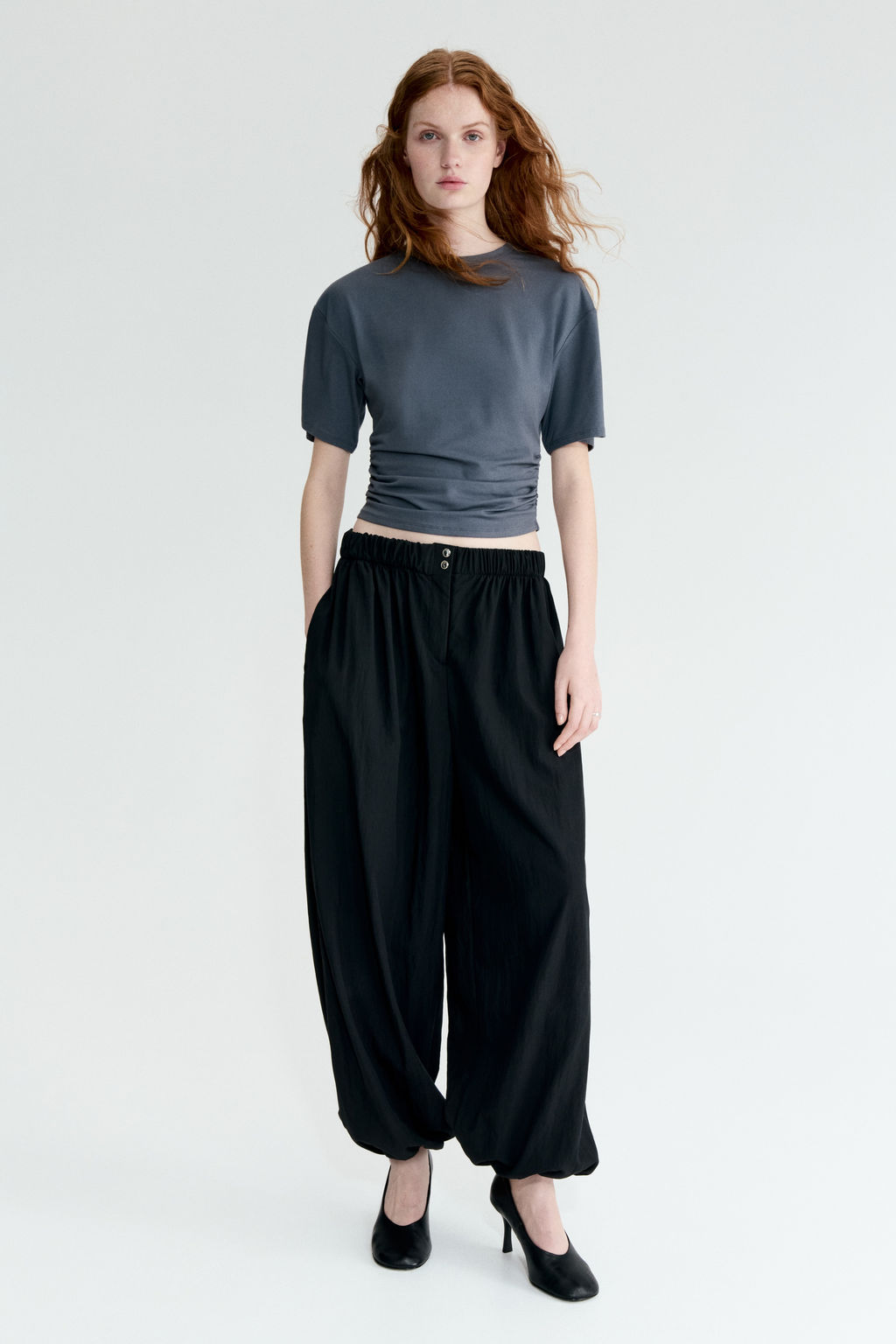 Camiseta con frunces - H&m фото 3