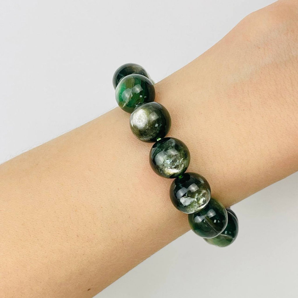 Браслет из Лепидолита Мусковит 18,5 см - Радуга самоцветов фото 2