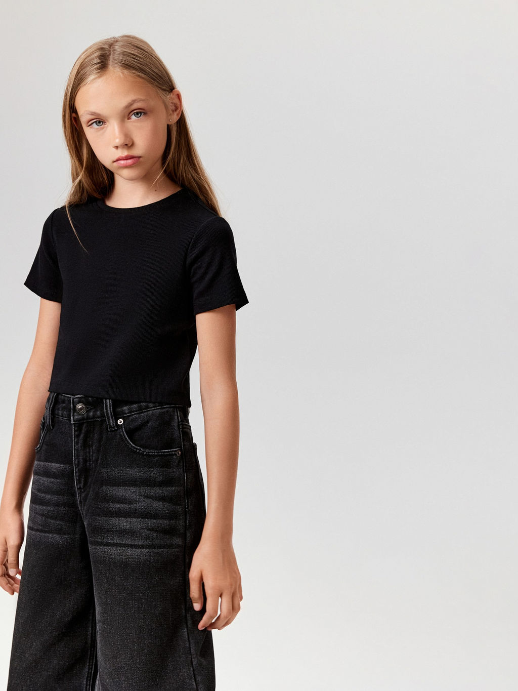 ACOOLA / Футболка детская для девочек Harlow черный  фото 3