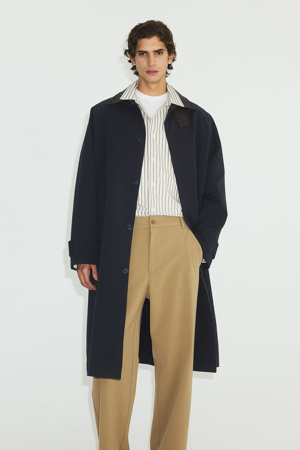 Chinos Four-way stretch Loose Fit - H&m фото 3