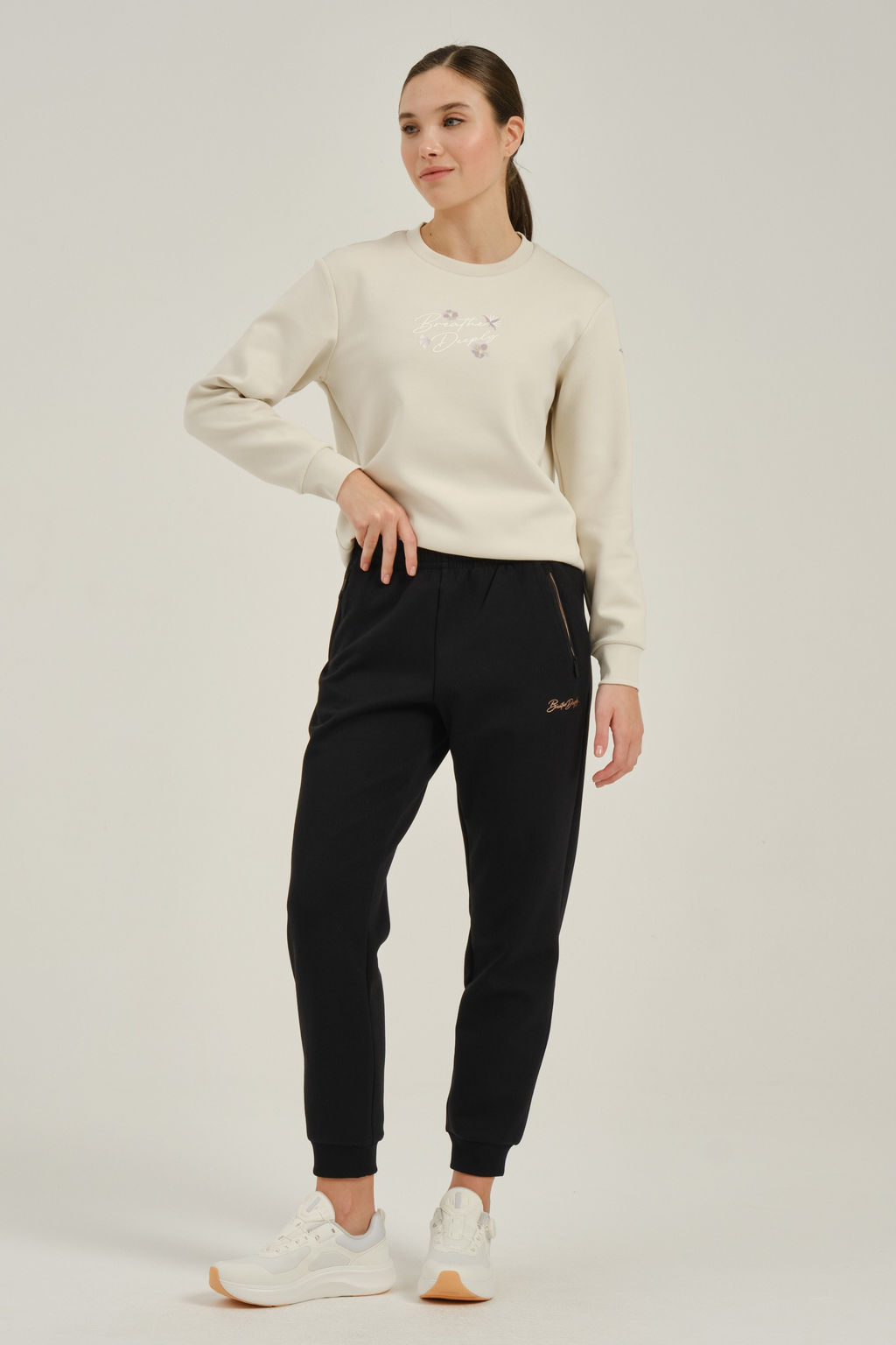 Брюки трикотажные Черный