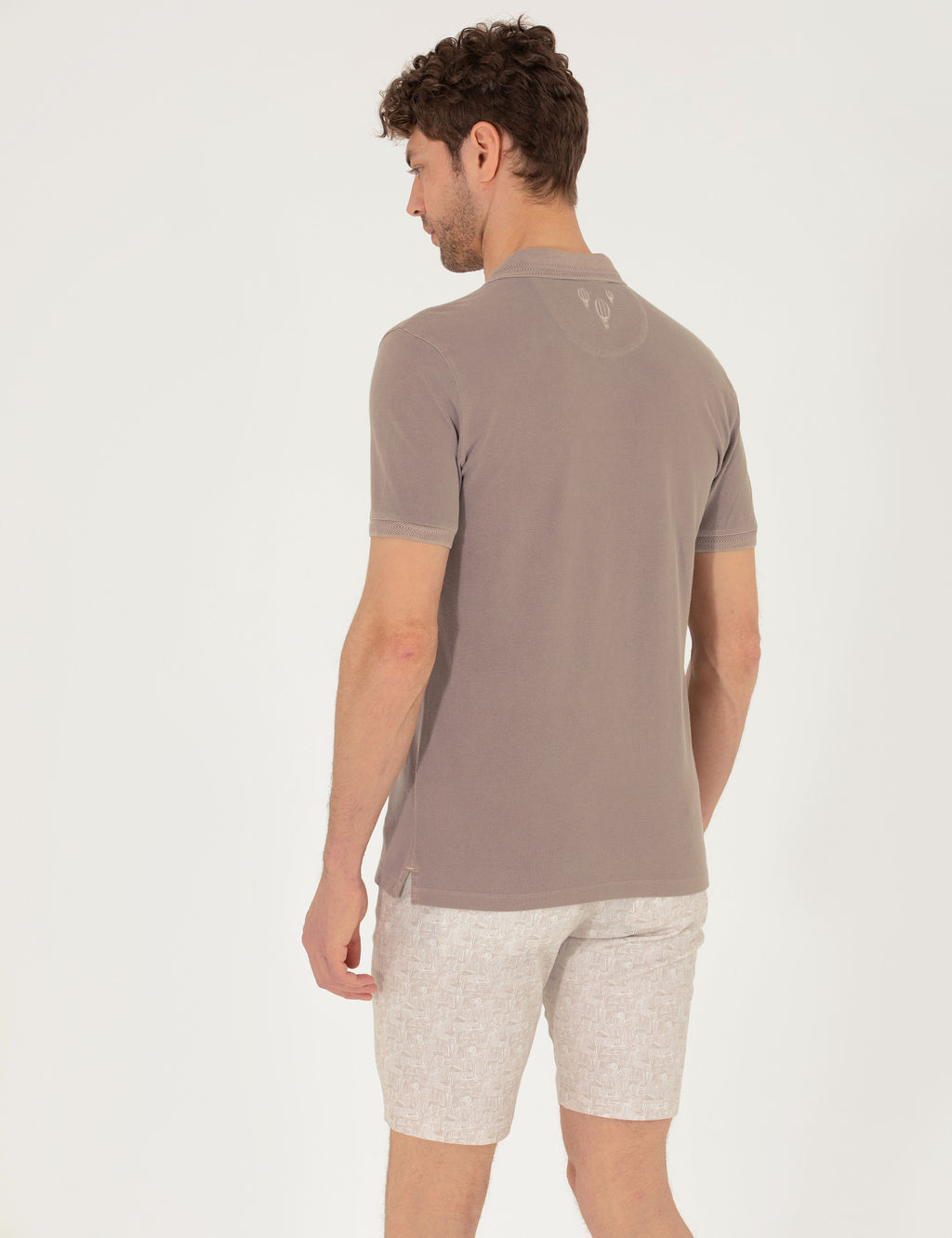 Vizon Slim Fit Dokulu Polo Yaka Ti__rt