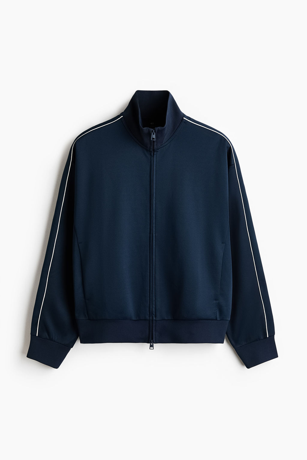 Chaqueta de ch?ndal efecto neopreno Relaxed Fit