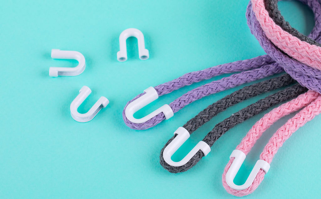 Концевик металл Gamma GB 1657 декоративные в пакете 20 шт №02 Белый