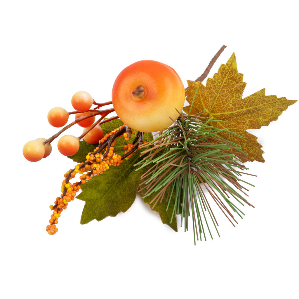 Blumentag VDJ-42 Веточка осенняя с ягодами, яблоком и хвоей 22 х 3 х 1 шт. 01  фото 3