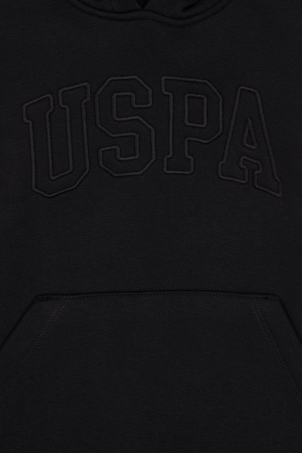 K_z _ocuk Siyah Kap__onlu _ardonlu Basic Sweatshirt Sepette S_rpriz _ndirim - U.s. polo assn фото 3