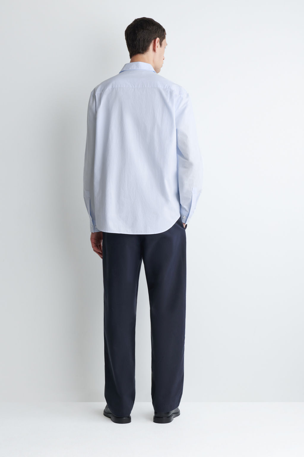 CAMISA DE POPEL?N DE ALGOD?N PIMA RELAXED FIT - H&m фото 10