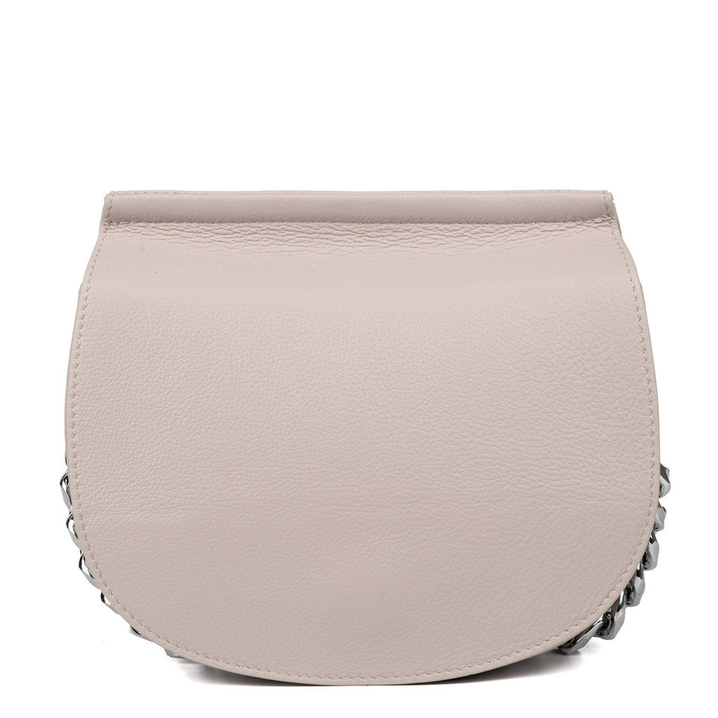 Y8248-1P pink женская кожаная сумка "Saddle" Barcelo Biagi