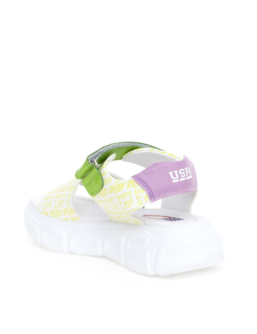 U. S. Polo Assn Неоново-желтые сандалии для девочек - U.s. polo assn фото 5