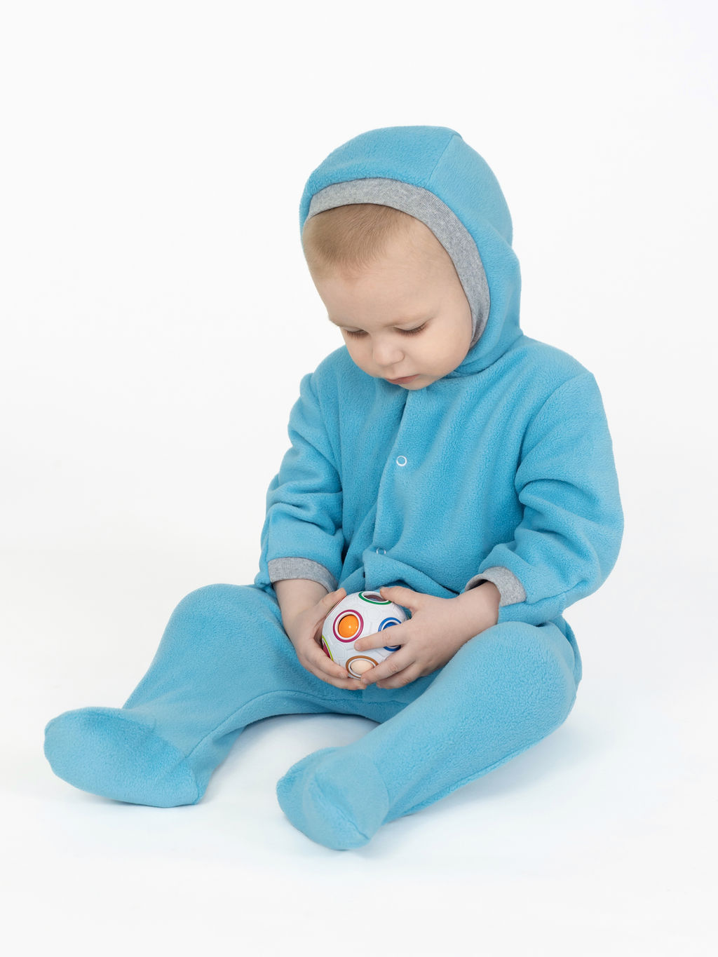 Комбинезон ясельный флисовый фуксия - Утенок фото 25