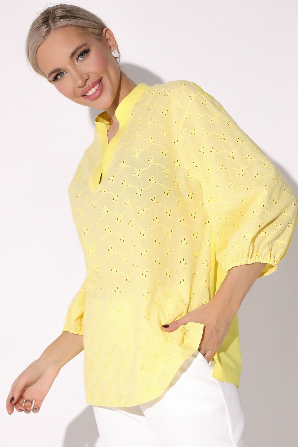 Блузон Магия красоты (лимон) - Эльза фото 3