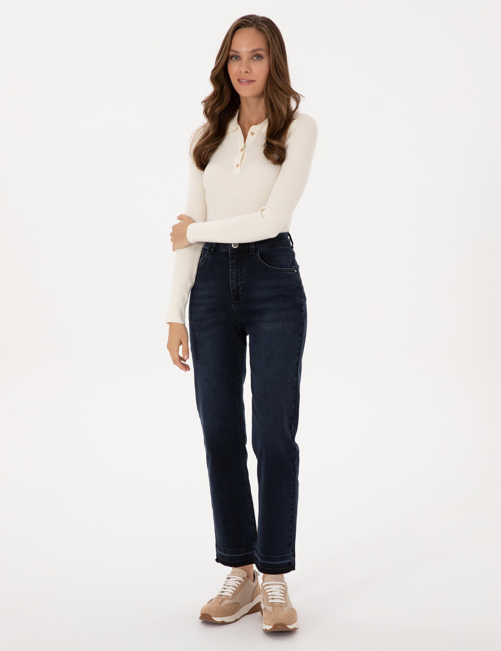 Saks Straight Fit Jean Pantolon