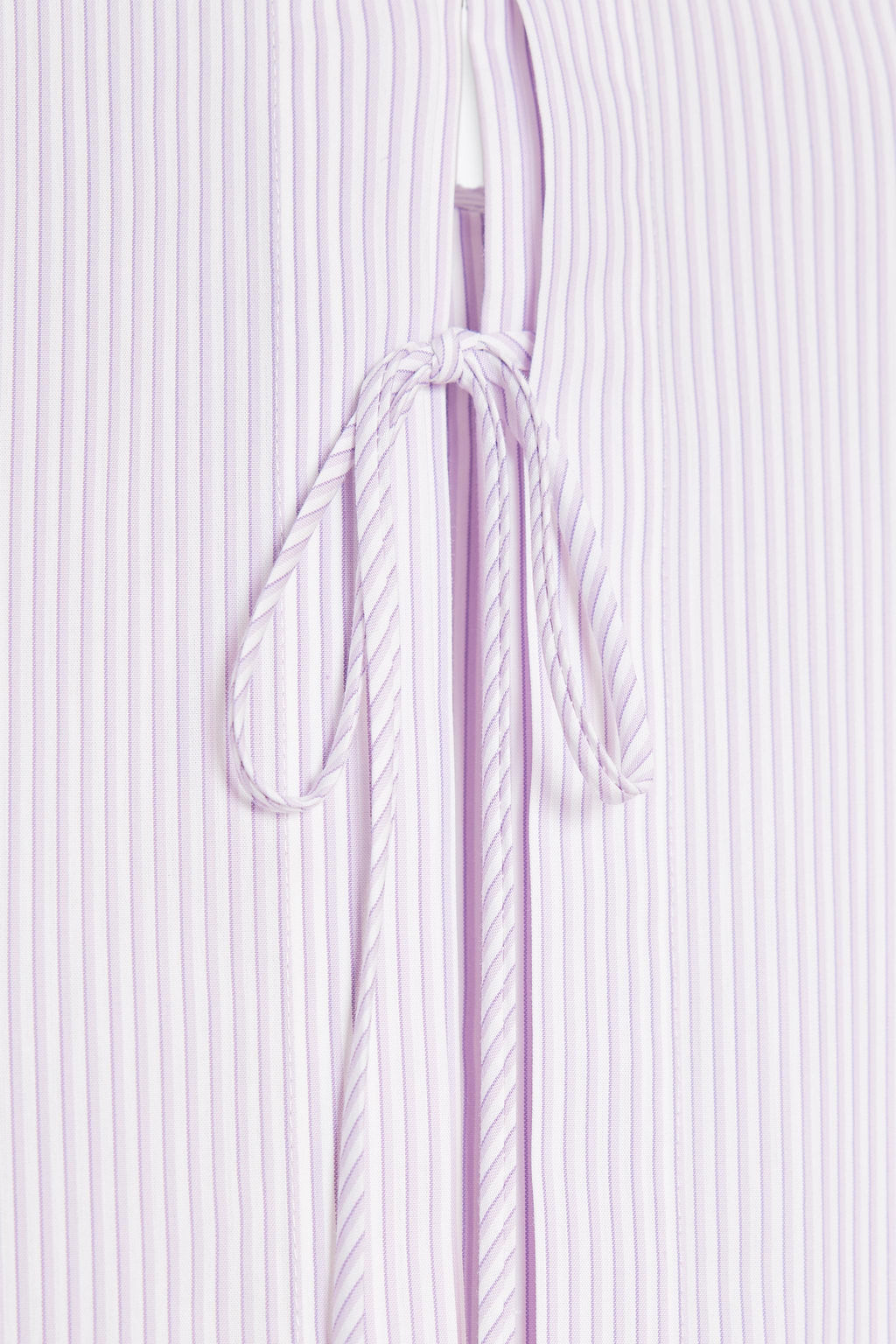 OVERSIZE POPLIN SHIRT WITH BACK TIES - Zara фото 8
