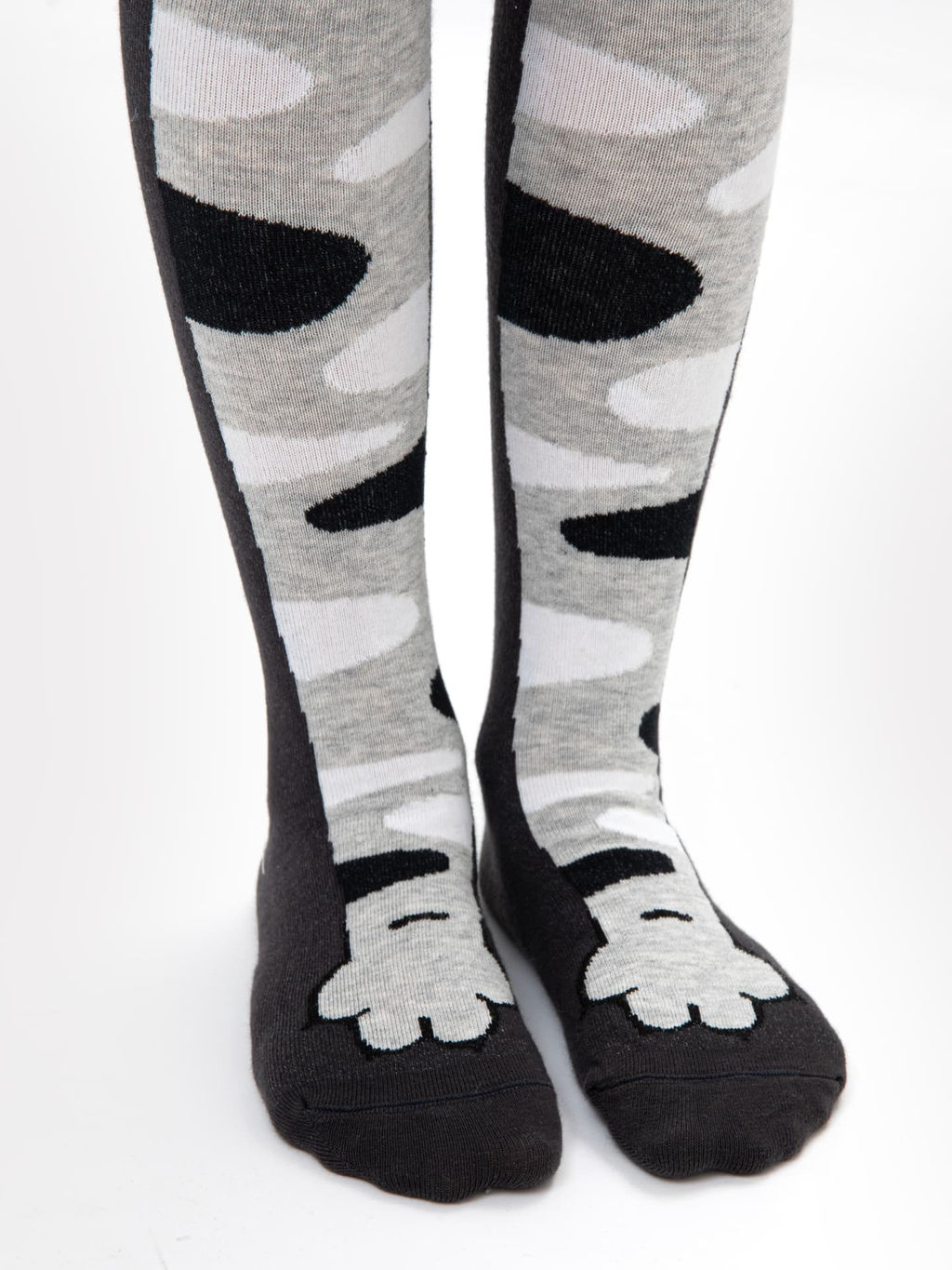 Цена за 3 пары! Колготки детские серого цвета с рисунком - Mark formelle фото 5