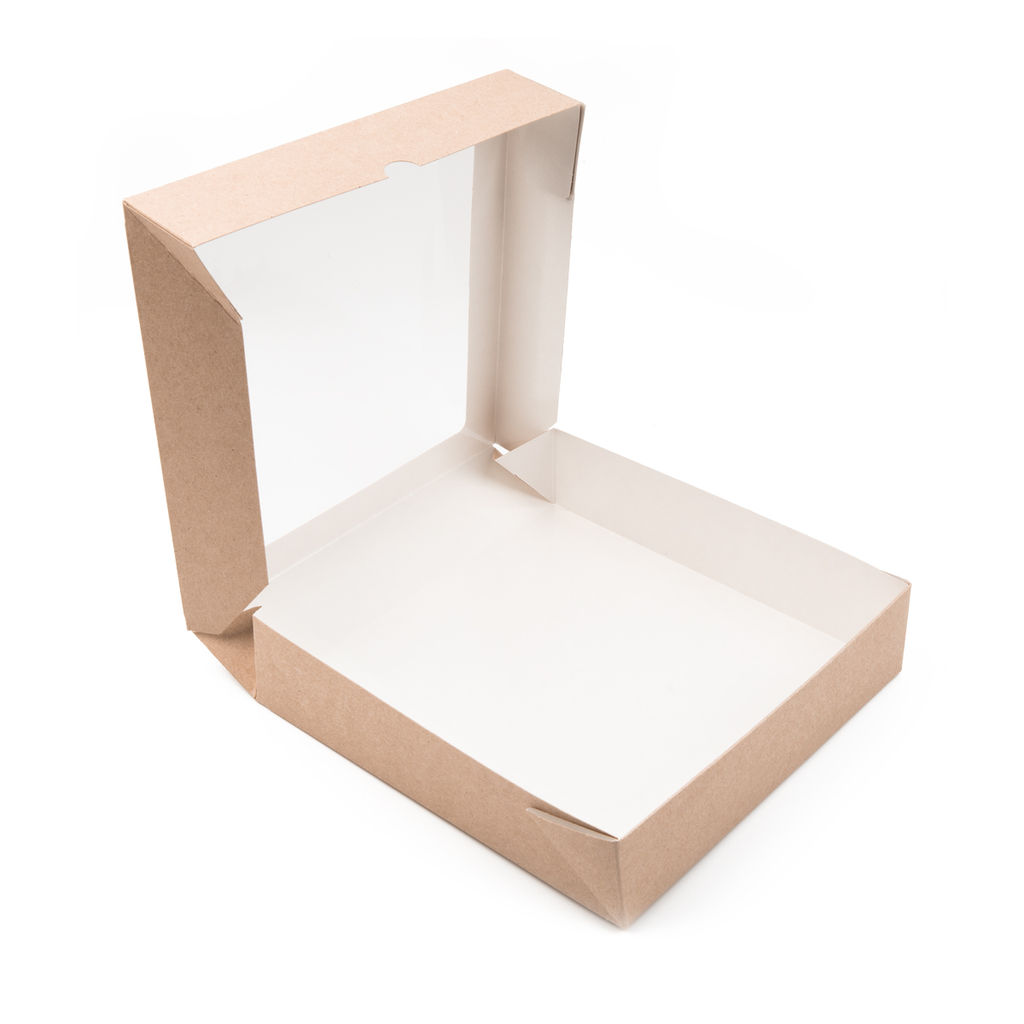 S-CHIEF BFC-037 Универсальная коробка с окном 20 x 20 x 4.5 см 5 шт  фото 5