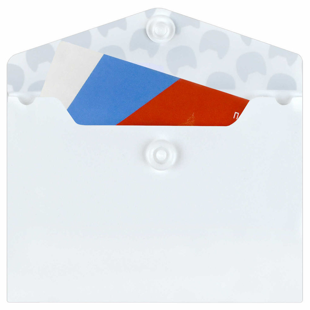 Папка для карт и визиток пластиковая Феникс+, арт. 72234/ 12 КОТЫ НА ЧЕРНОМ (полипропилен, 10.5х7.4 см, 1 отделение (-я), кнопка, УФ-печать)